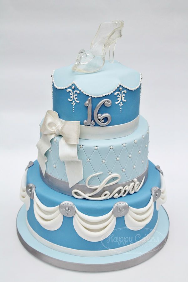 Cinderella Sweet 16 Cake