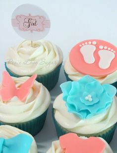 Coral and Teal Baby Shower Ideas