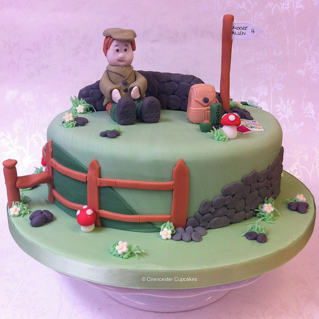 Country Retirement Cake