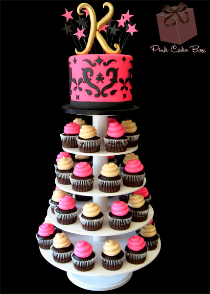 13 Photos of Birthday Cake Cupcakes Towers