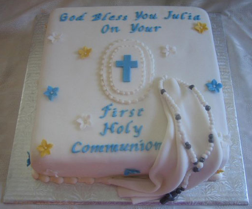 Cupcakes First Communion Cross Cakes