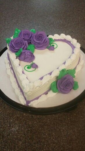 Dairy Queen Heart Cake