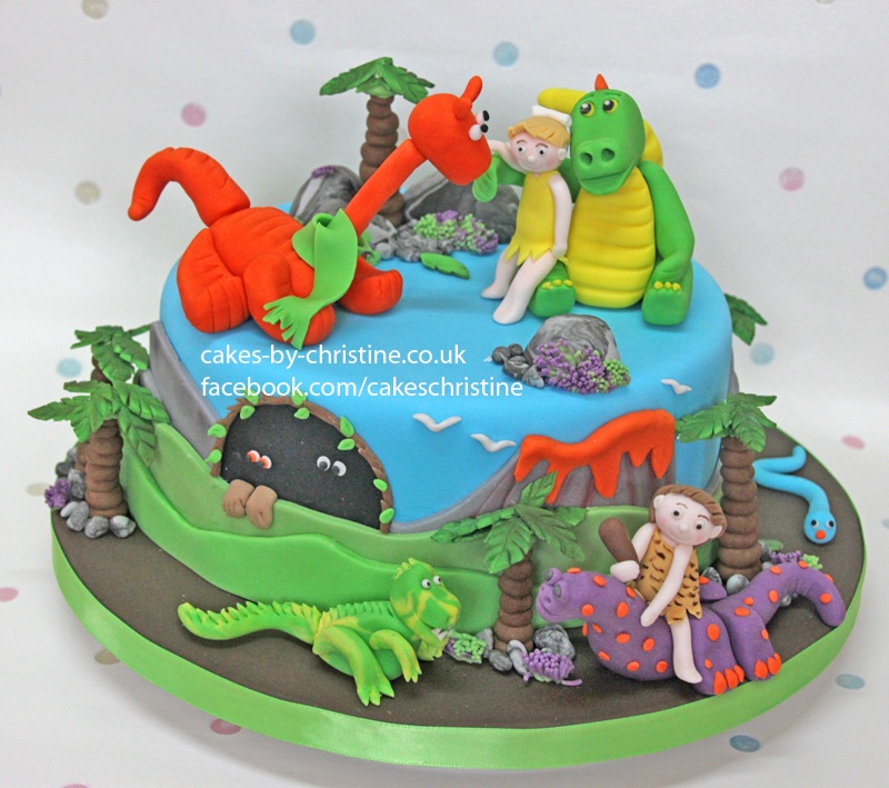 Dinosaur Birthday Cake for Kids