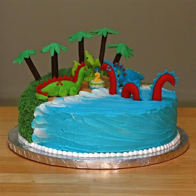 Dinosaur Birthday Cake