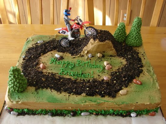 Dirt Bike Cake