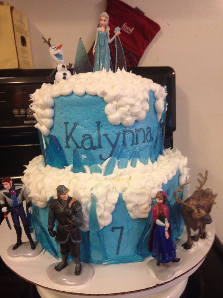 Disney Frozen Buttercream Cake