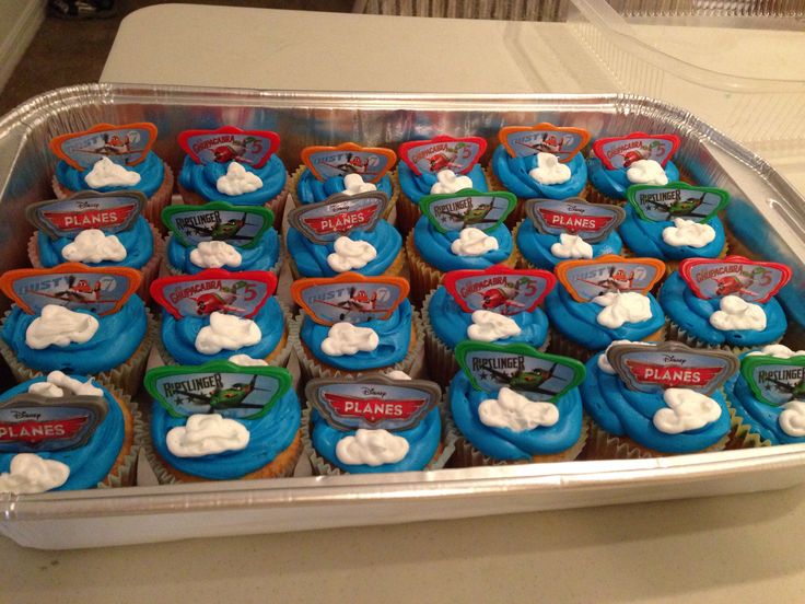 Disney Planes Birthday Cupcakes