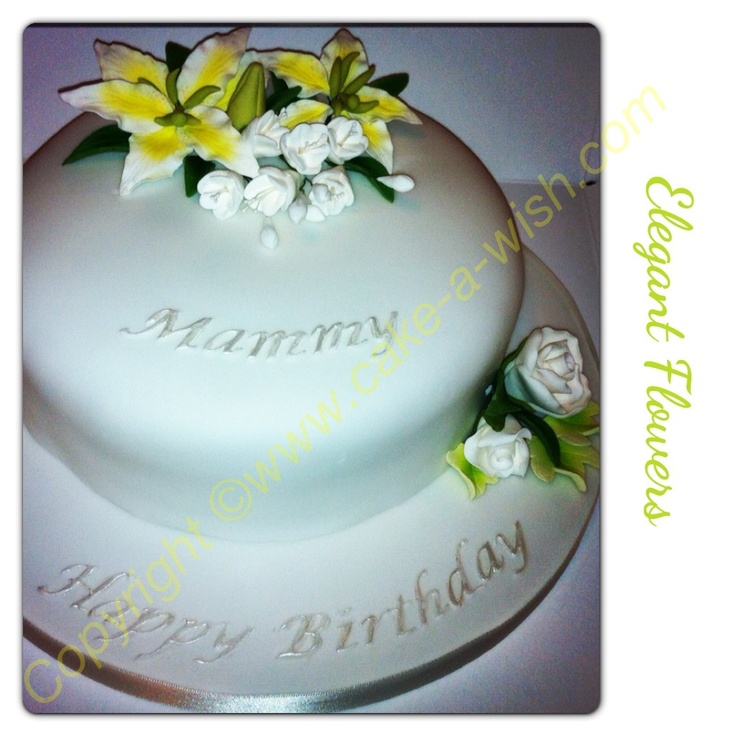 Elegant 60th Birthday Cakes