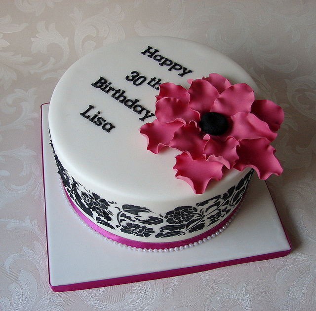 Elegant Birthday Cake