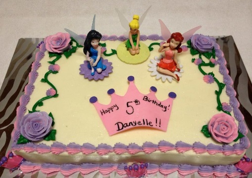 Fairies Birthday Cake Idea