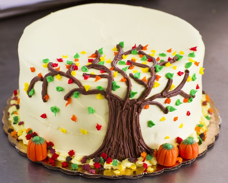 Fall Sheet Cake Decorating Ideas