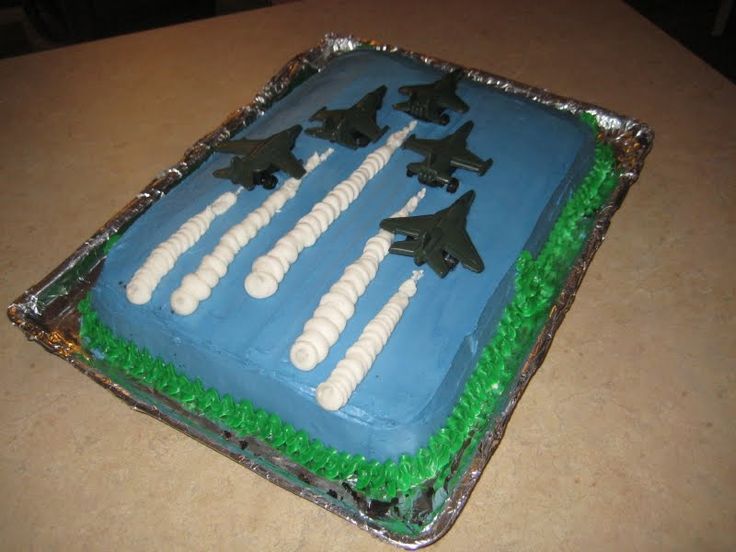 Fighter Jets Birthday Cake