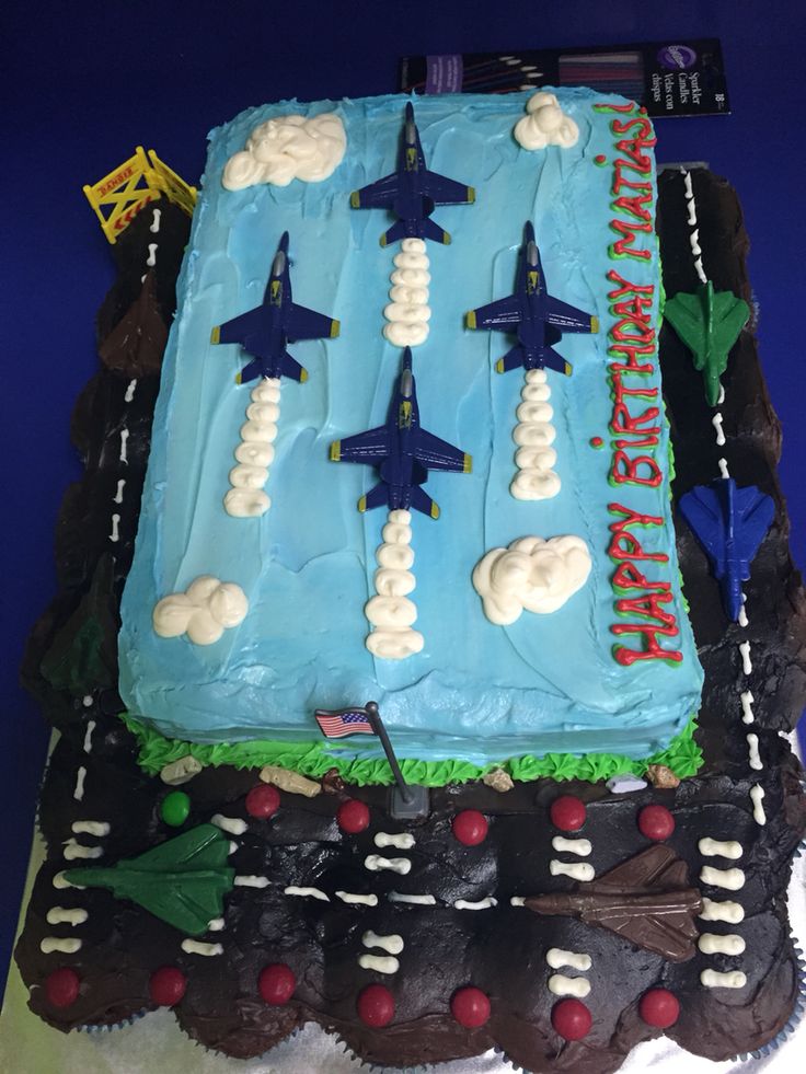 Fighter Jets Birthday Cake