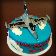 Fighter Jets Birthday Cake