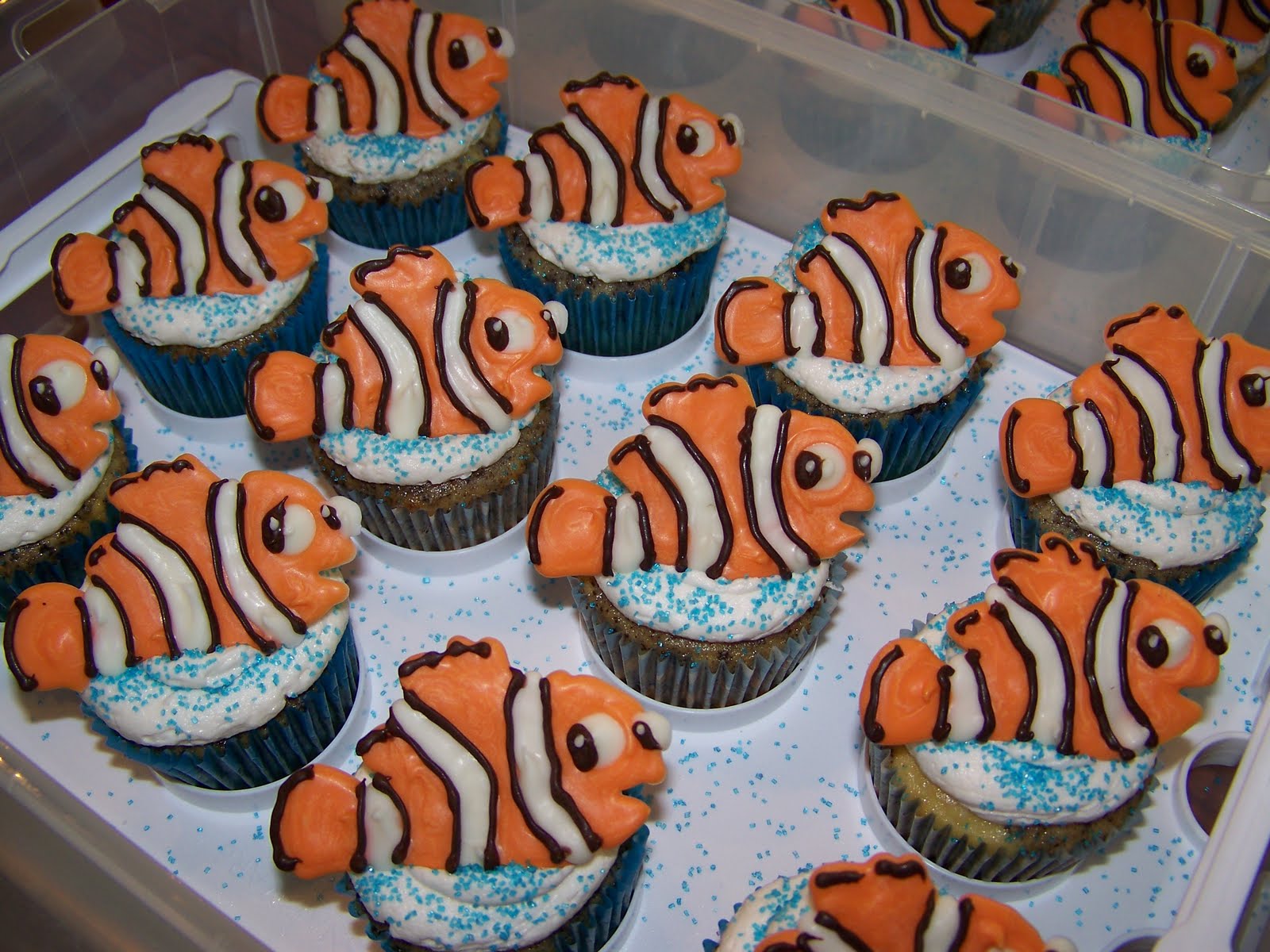 Finding Nemo Cake Ideas Birthday Cupcakes