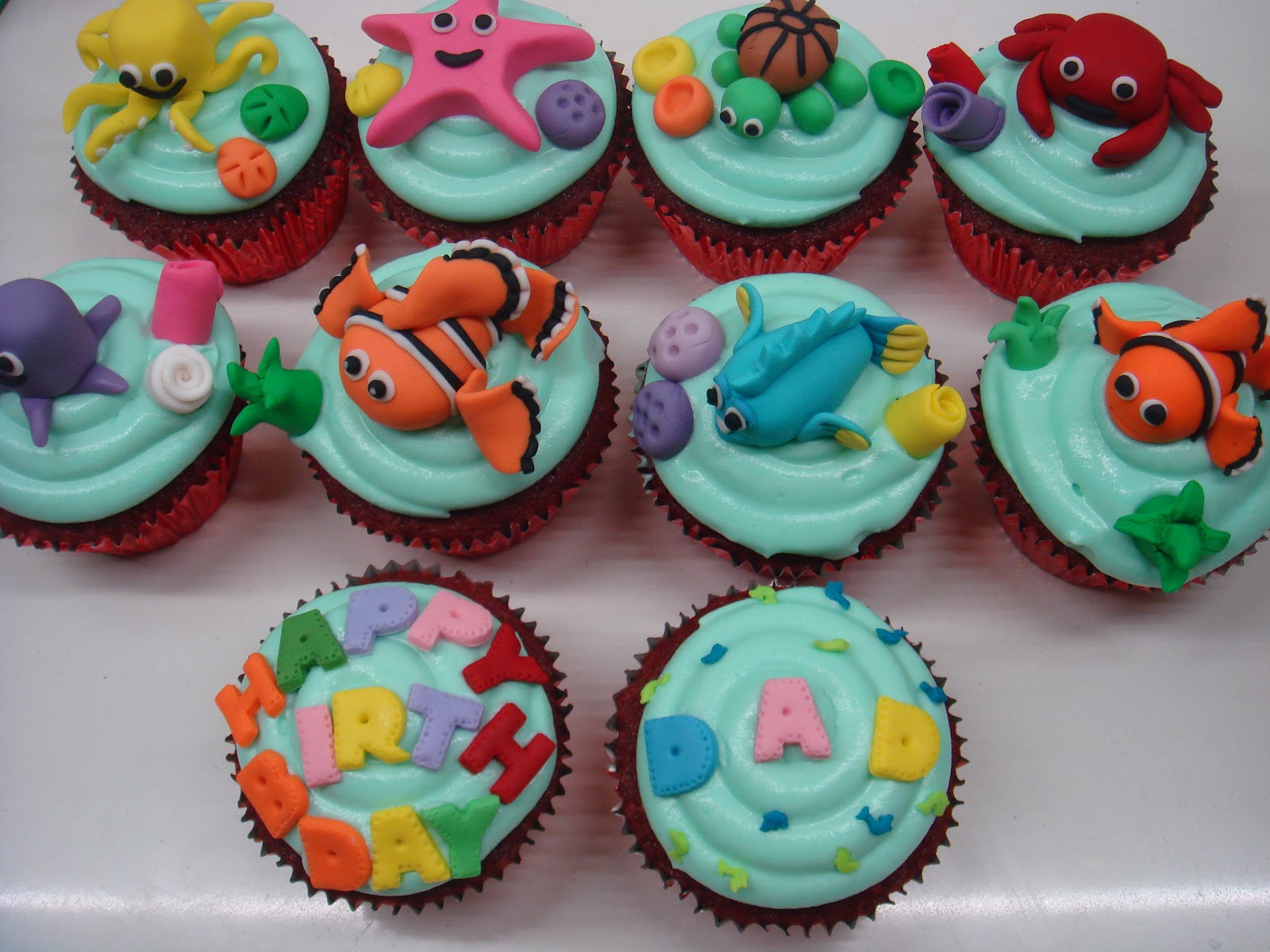 Finding Nemo Cupcakes