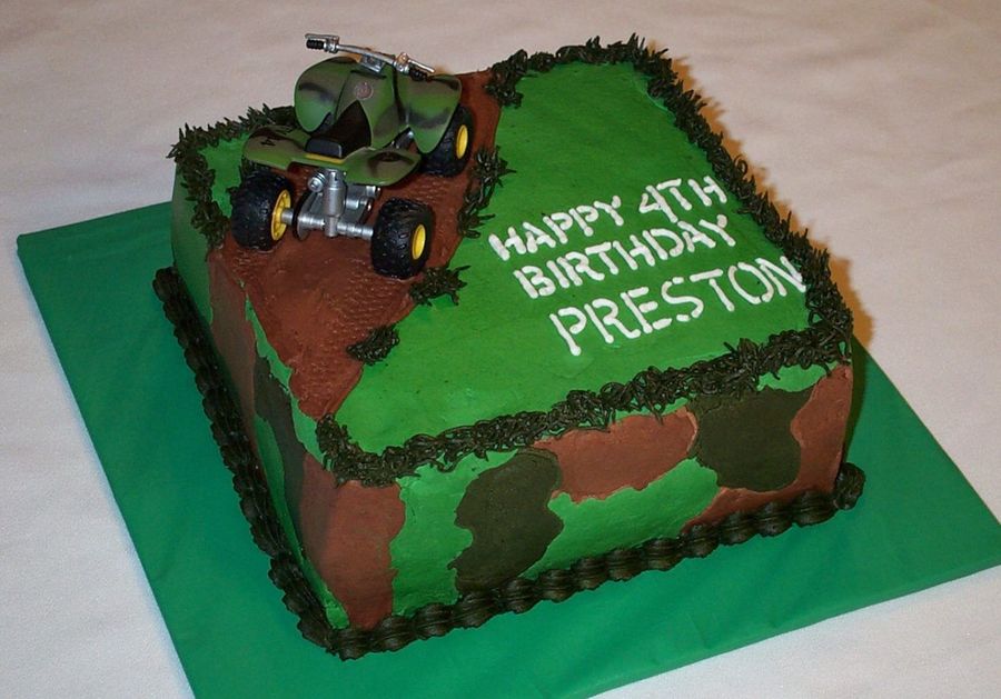 Four Wheeler Birthday Cake