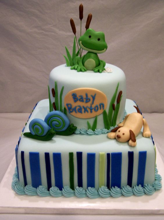 Frogs Snails and Puppy Dog Tails Baby Shower