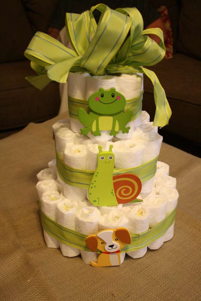 Frogs Snails Puppy Dog Tails Baby Shower Theme