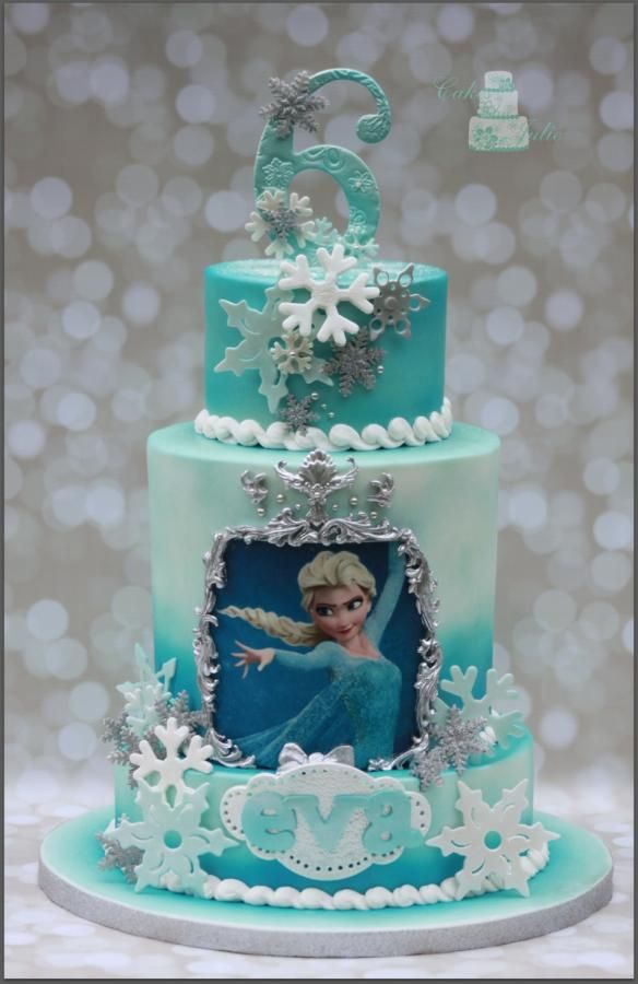 Frozen Birthday Cake