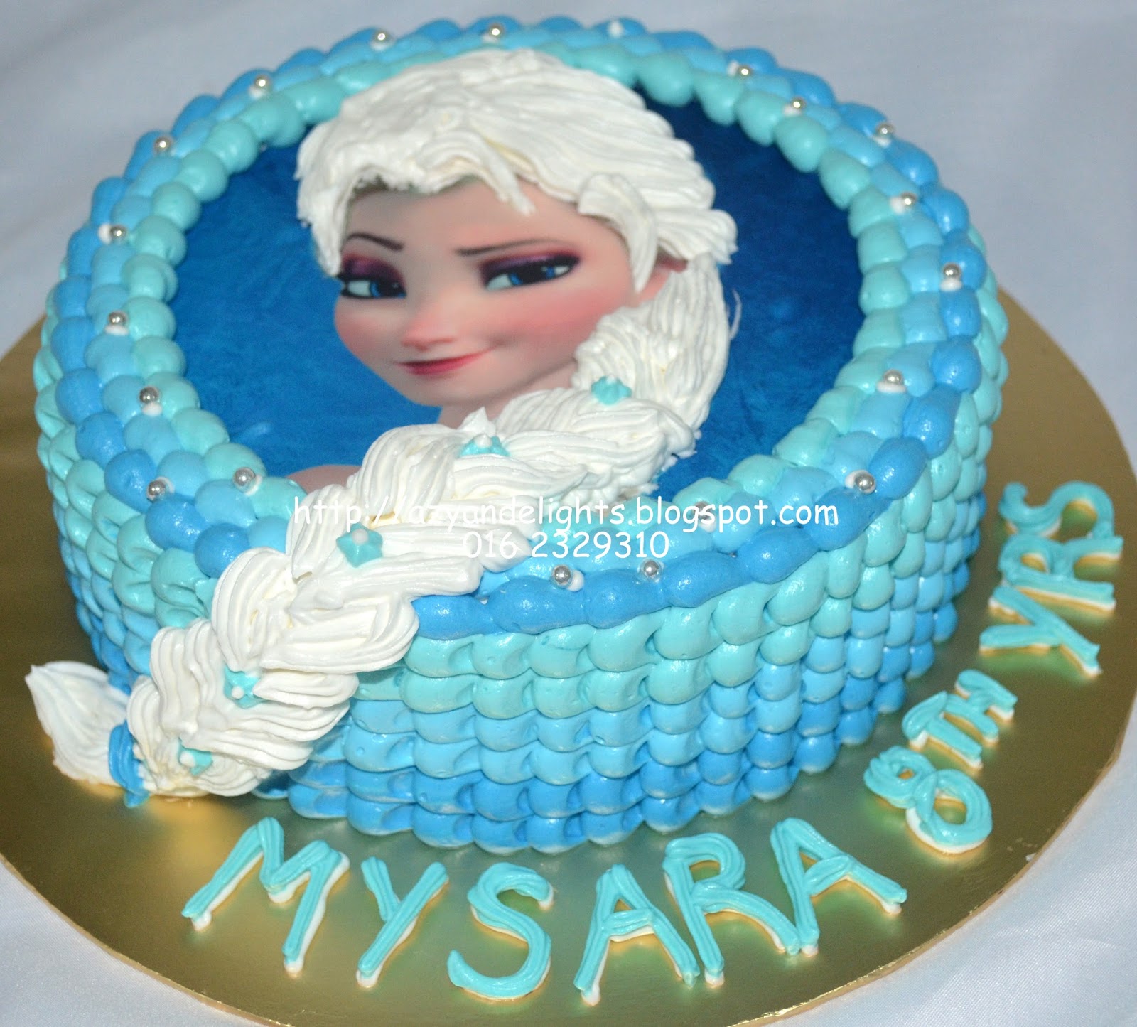 Frozen Birthday Cake