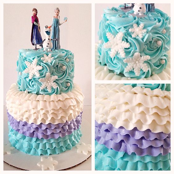 Frozen Buttercream Cake