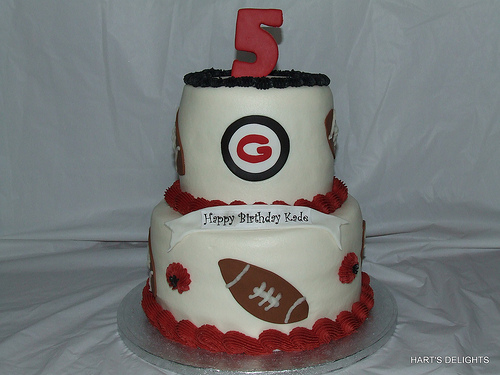 Georgia Bulldogs Birthday Cake