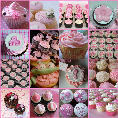 Girl Baby Shower Cupcake Ideas