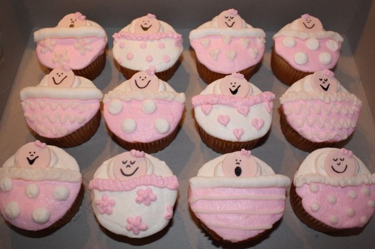 Girl Baby Shower Cupcake Ideas