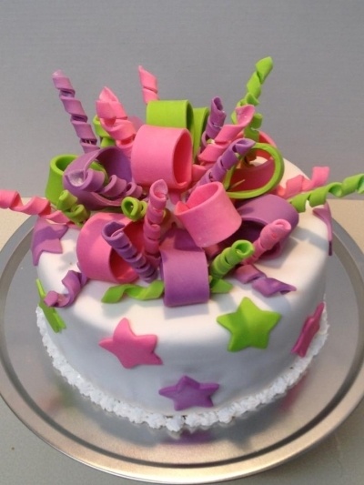 Girly Birthday Cake