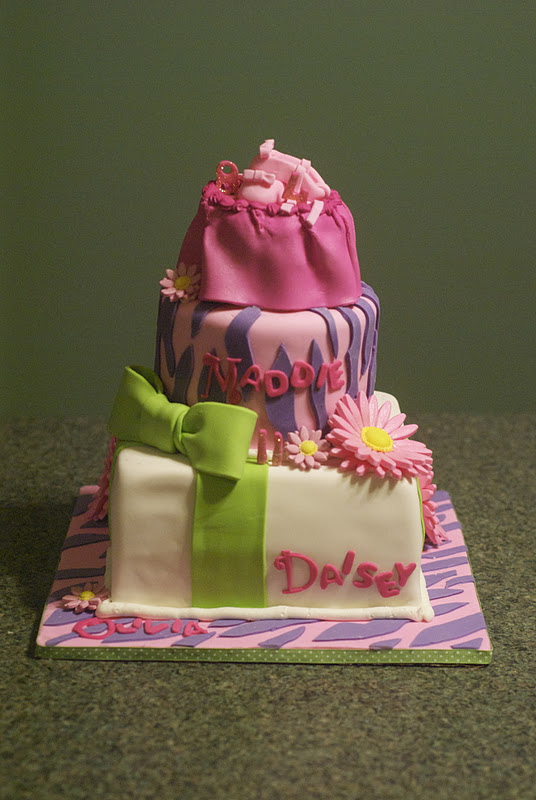 Girly Tiered Cake