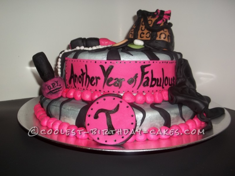 Glamour Birthday Cake