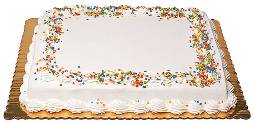 Half Sheet Cake