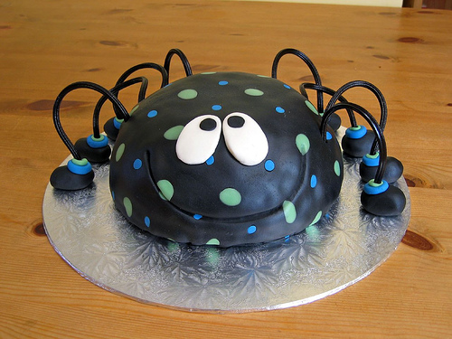 Halloween Spider Birthday Cake