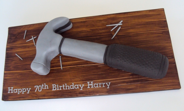 13 Photos of Hammer Birthday Cakes