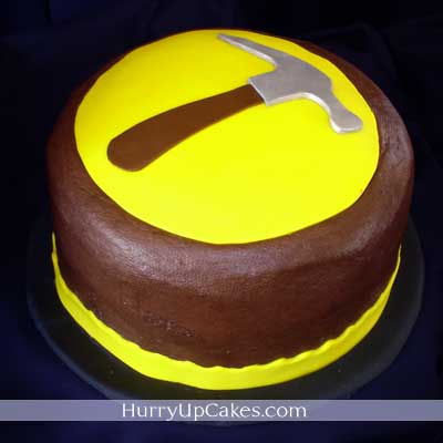 Hammer Birthday Cake