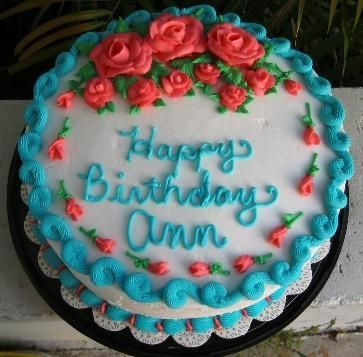 Happy Birthday Ann Cake