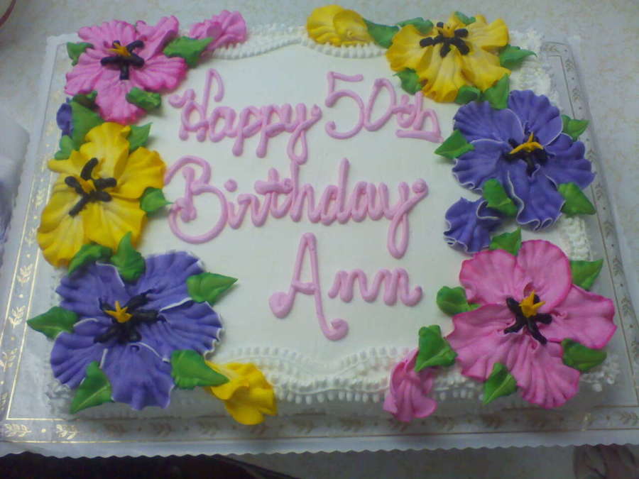 Happy Birthday Ann Cake