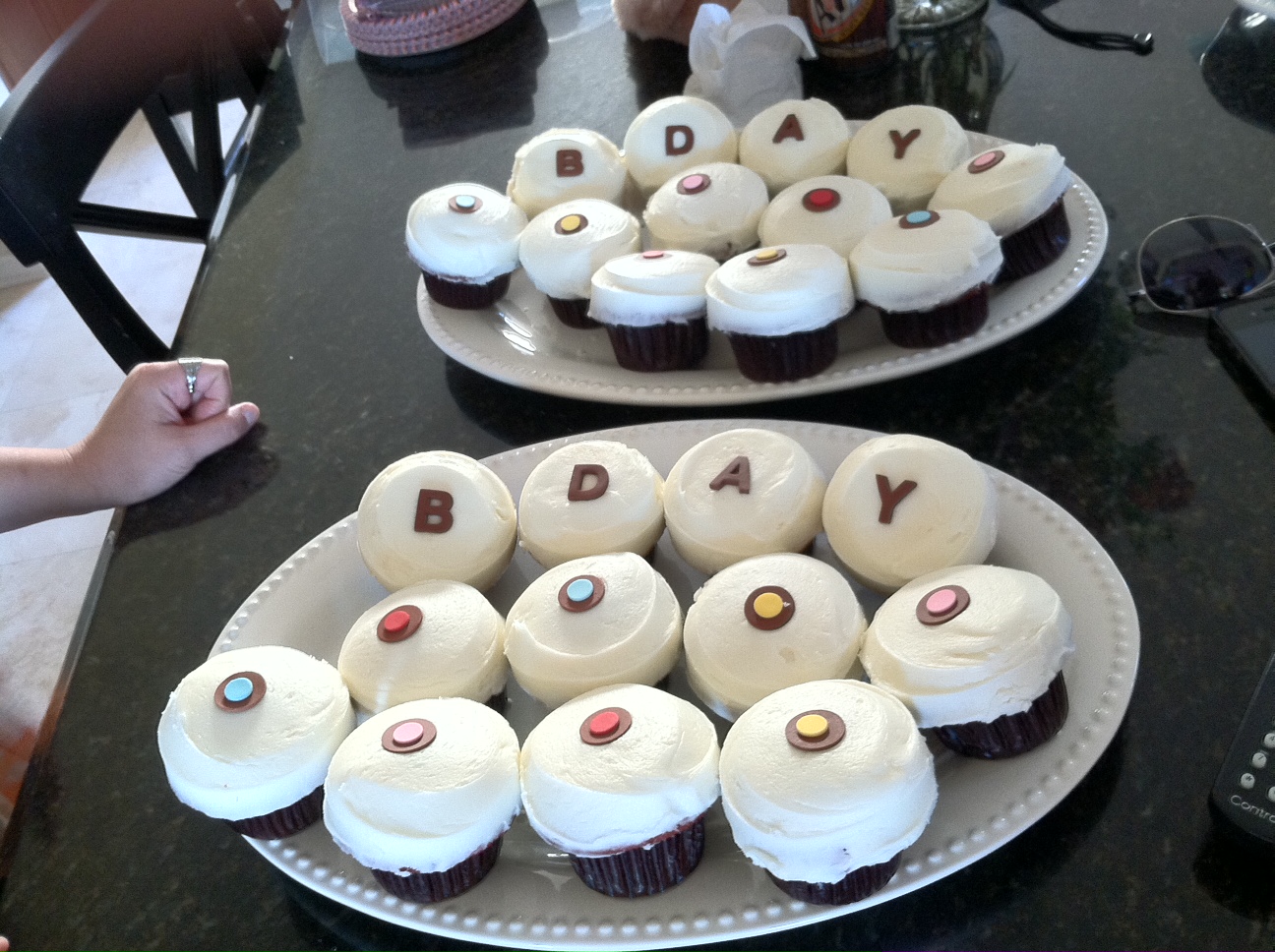 Happy Birthday Sprinkles Cupcakes