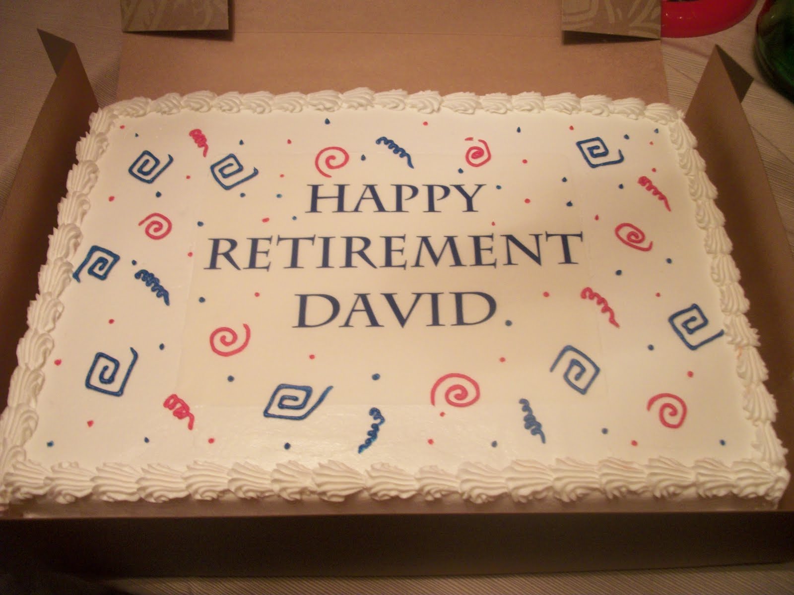 Happy Retirement Cake Ideas