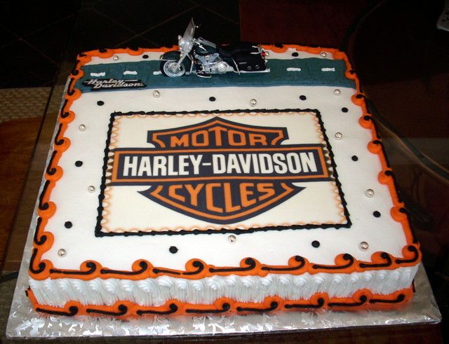 Harley-Davidson Birthday Cake