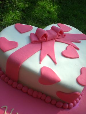 Heart Birthday Cake