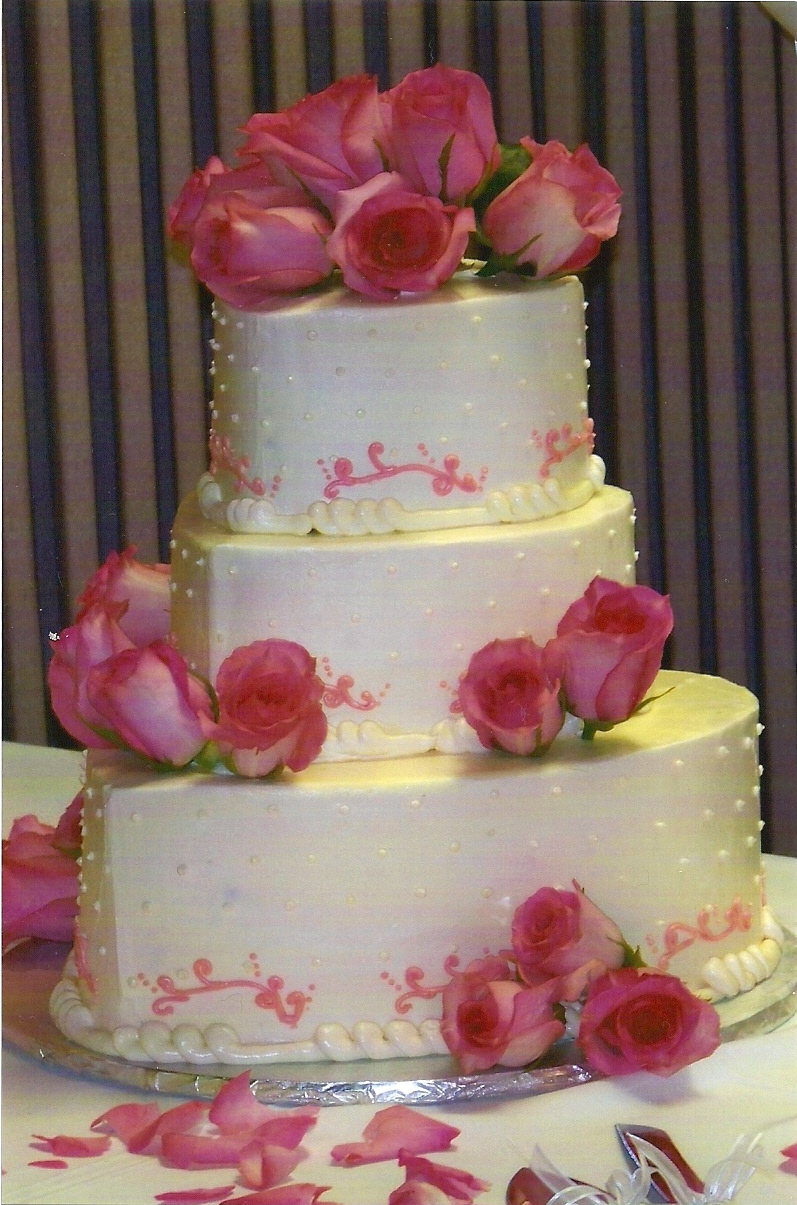 Heart Shaped Wedding Cake