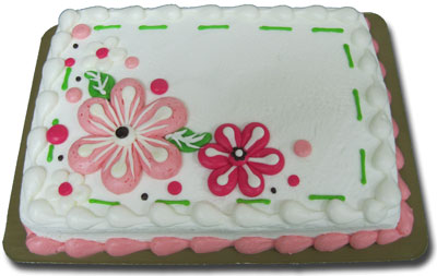 Ingles Bakery Cakes Sheet