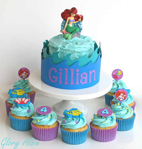 Little Mermaid Birthday Cake Idea