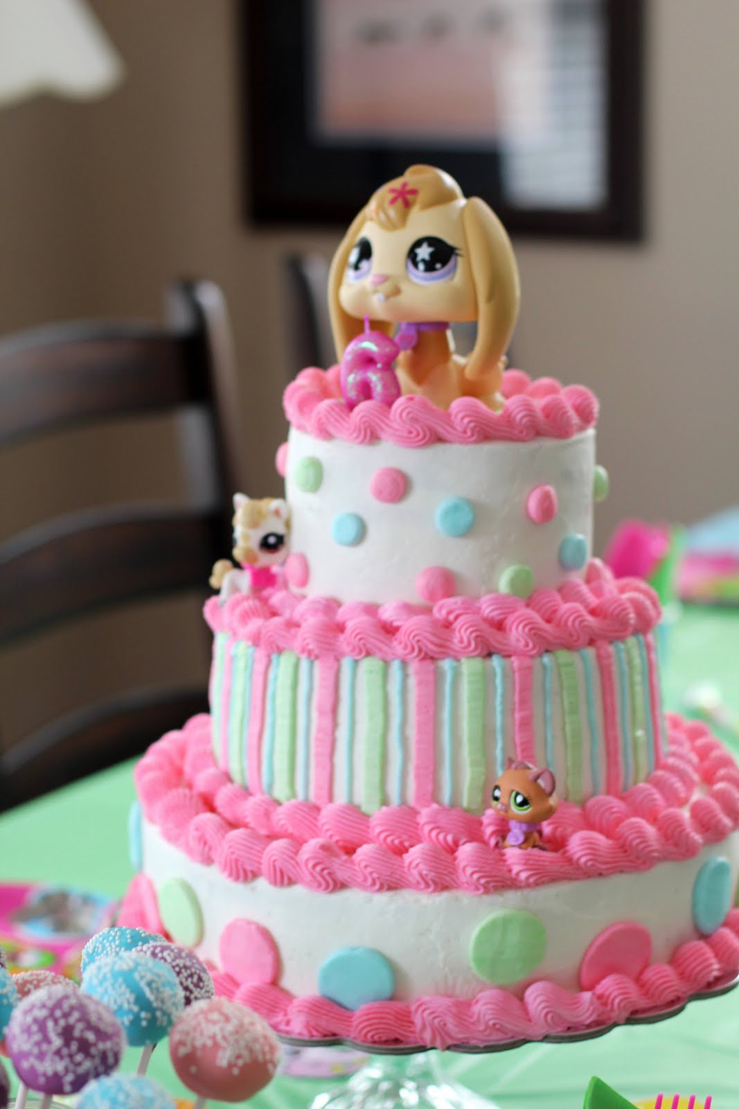 Littlest Pet Shop Birthday Party Cake