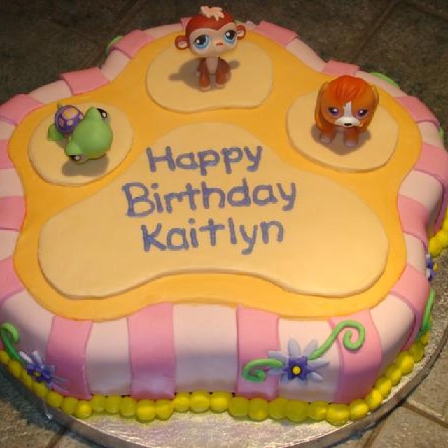 Littlest Pet Shop Cake