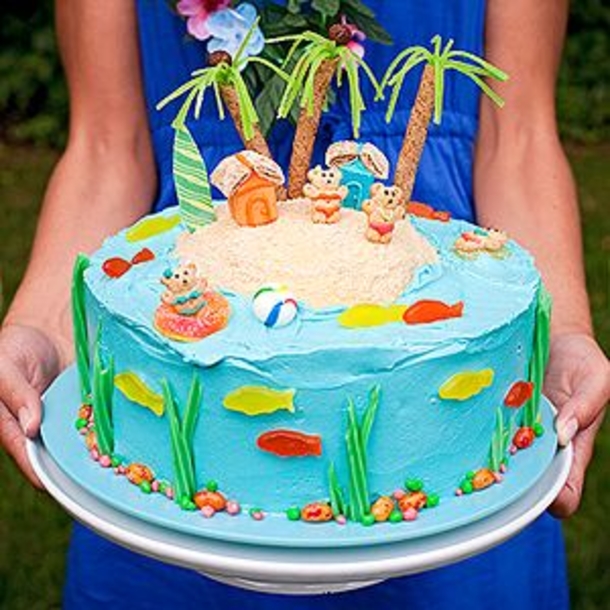 Luau Birthday Party Cake Ideas