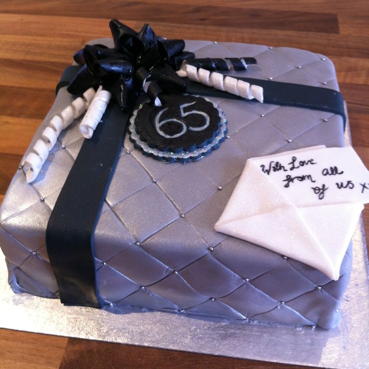 Man 65th Birthday Cake