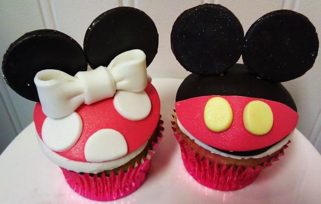 Mickey and Minnie Mouse Cupcake Ideas